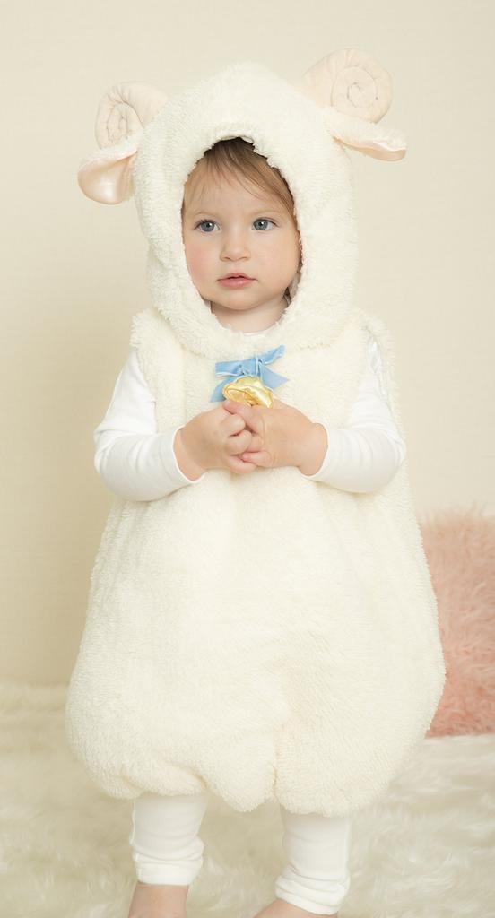 Clearstone Marshmallow Baby Cosplay Halloween Kigurumi Marshmallow Pecora Baby 80cm Bianco