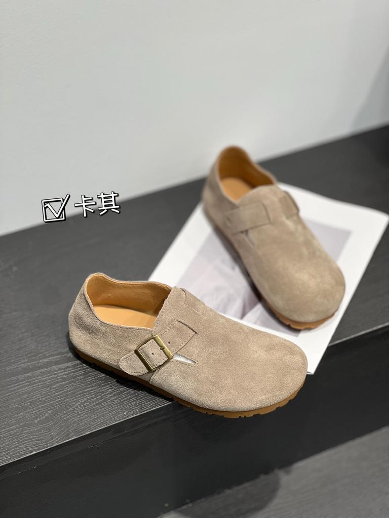 Boken single shoes women's skirt new summer fashion pregnant women flat shoes retro temperament shallow beanie shoes