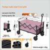 RV Picnic Foldable Hand Cart: Outdoor Travel & Multifunctional Detachable Stall Cart