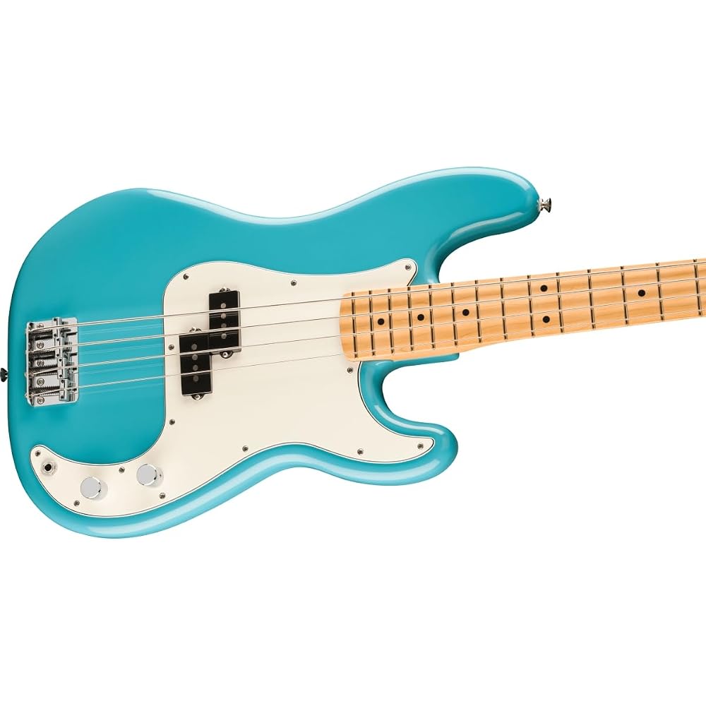 Fender Electric Bass Player II Precision Bass®, Maple Fingerboard, Aquatone Blue with Soft Case