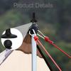 Cap High Performance Sturdy Tent Pole Tip Protector Tarp Grabber for Hiking Travel Lovers