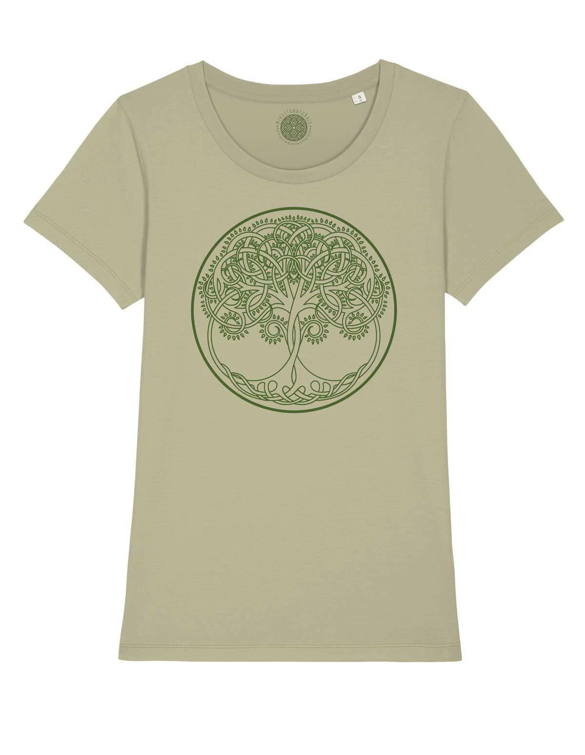Tree Of Life Women T-Shirt New Age Tree Of Life Organic Woman T-Shirt L