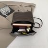 Student class backpack women's fashion college style briefcase niche simple oblique span women's bag