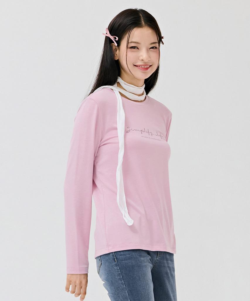 CHASECULT Women'S Lettering Basic T-Shirt-Dezg5151B0T