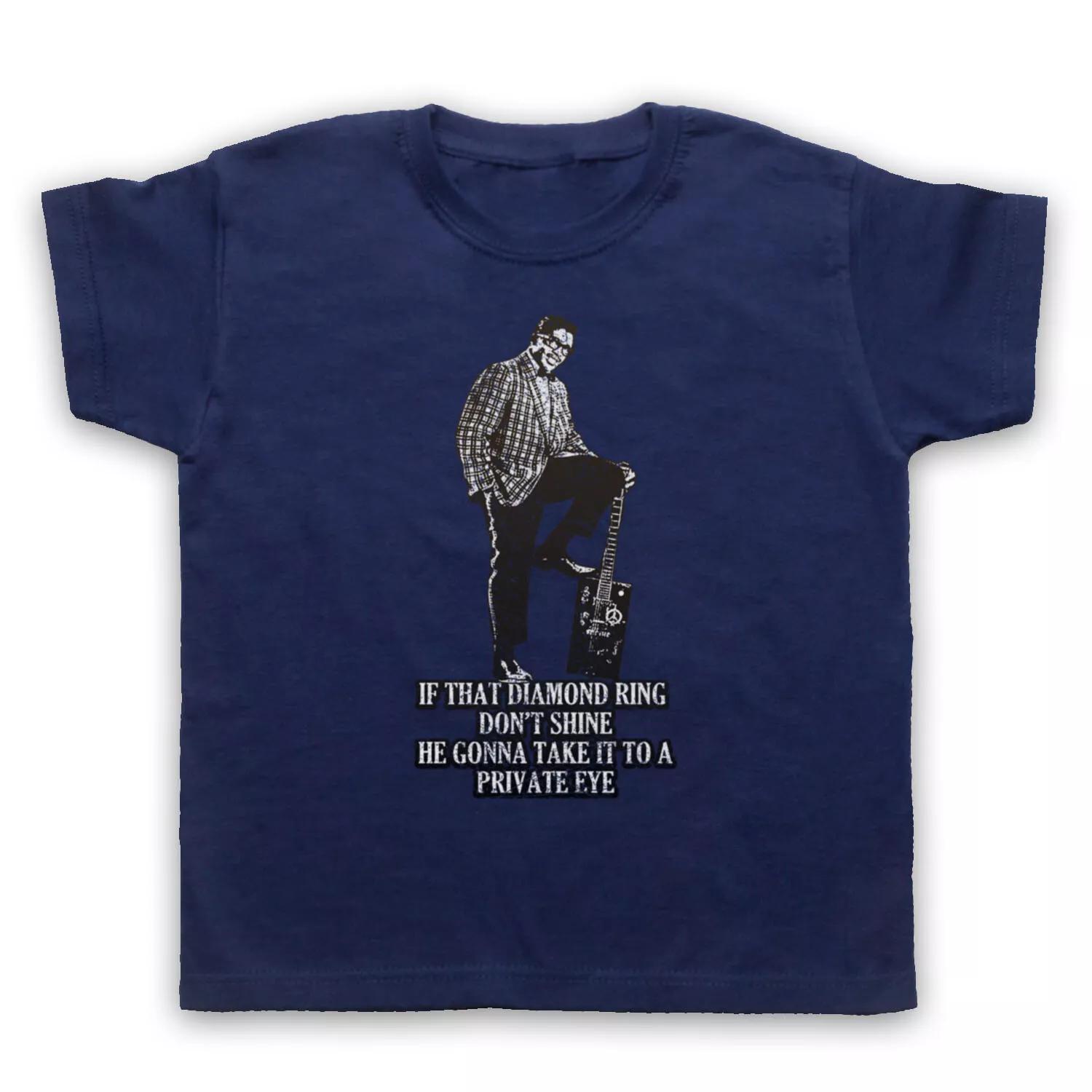 BO DIDDLEY UNOFFICIAL DIAMOND RING R&B ROCK GUITARIST KIDS CHILDS T-shirt 130