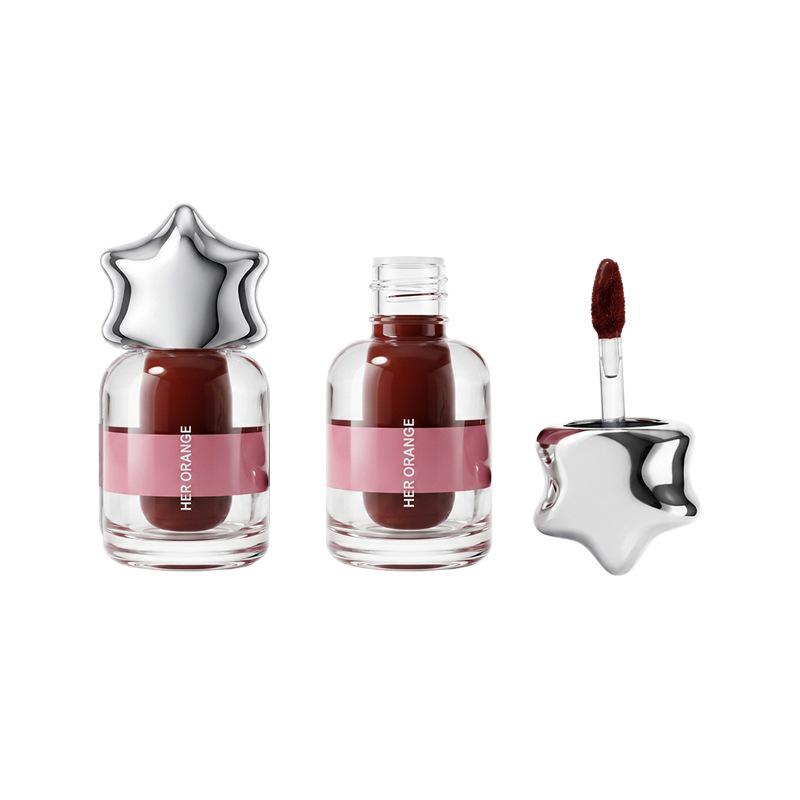HERORANGE Starfall Hydrating Lip Glaze - Pure Desire, Watery Glow for a Natural, Youthful Shine.