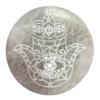Selenite Charging Plate Hamsa 10cm