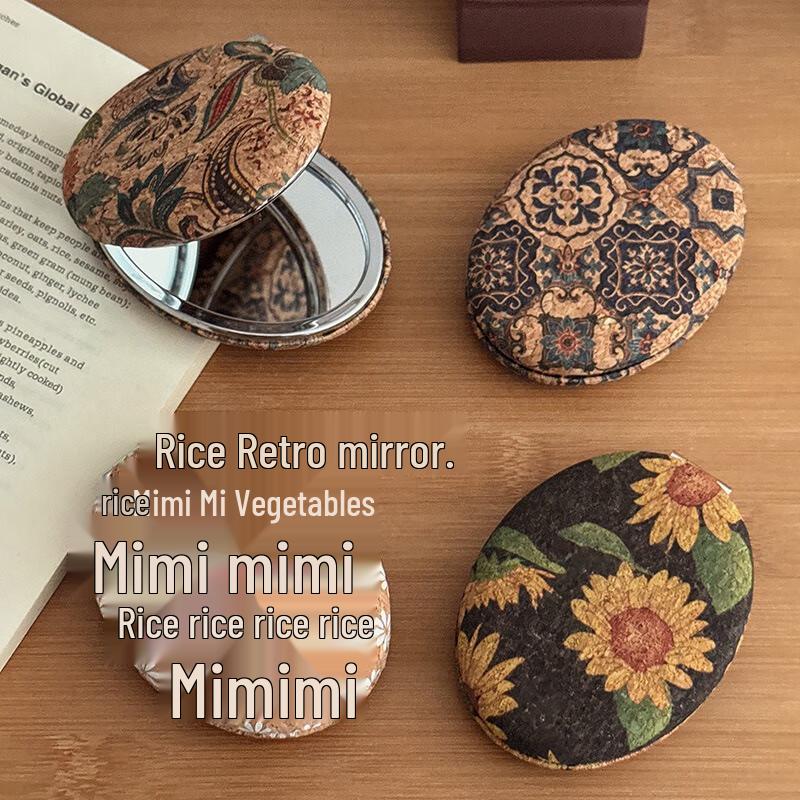 Fumede Retro Klapp-Doppelspiegel-Set