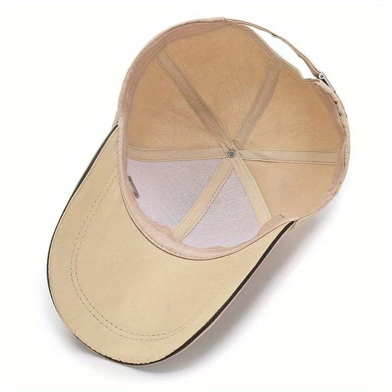 Adjustable Duckbill Cap | Men's Baseball Cap, Casual Cap for Outdoor Activities, Travel, and Beach Vacations