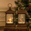 Christmas Decorations Crystal Ball Luminous Lamp Portable Snow Lamp Christmas Gift Christmas Desktop Decoration