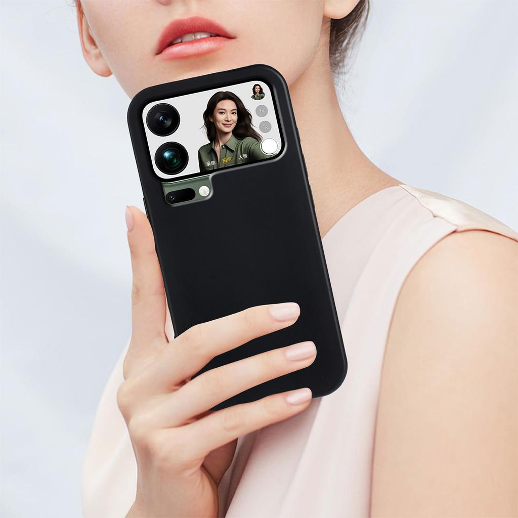 For Xiaomi 17 Pro Max TPU Case Soft Matte Anti-fingerprint Phone Back Cover