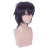 Anime 30CM Cospaly JoJo's Bizarre Adventure Ghirga Narancia Wig Short Black Purple Party Hair for Christmas Cosplay Costume Wigs