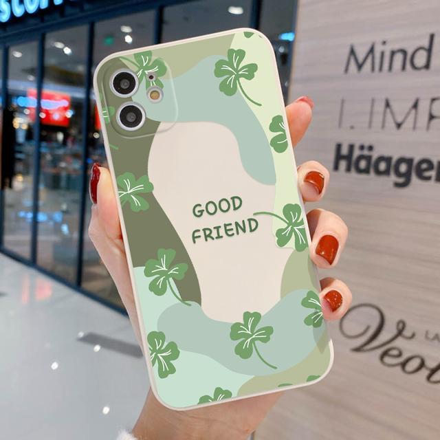 For Funda Iphone 11 Case Luxury Flower Phone Case For Iphone Xr 14 13 12 11 Pro Xs Max 8 7 6s Plus X Se Soft Tpu Matte Cover