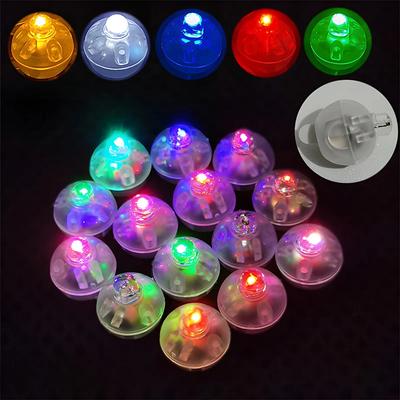 10/20/50/100pcs Tumbler Round Ball Light Balloon LED Flash Luminous Lamps Lantern Light for Wedding Party Birthday Decor