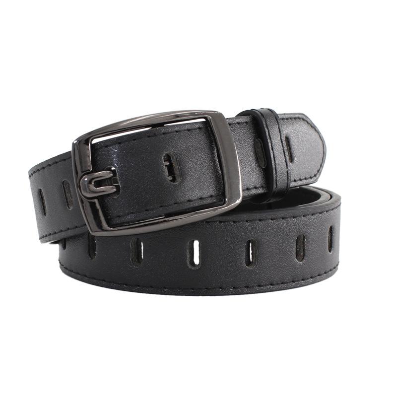 Porous Hollow Belt, Female Style Retro Japanese Buckle, Free Punching Belt, Belt
