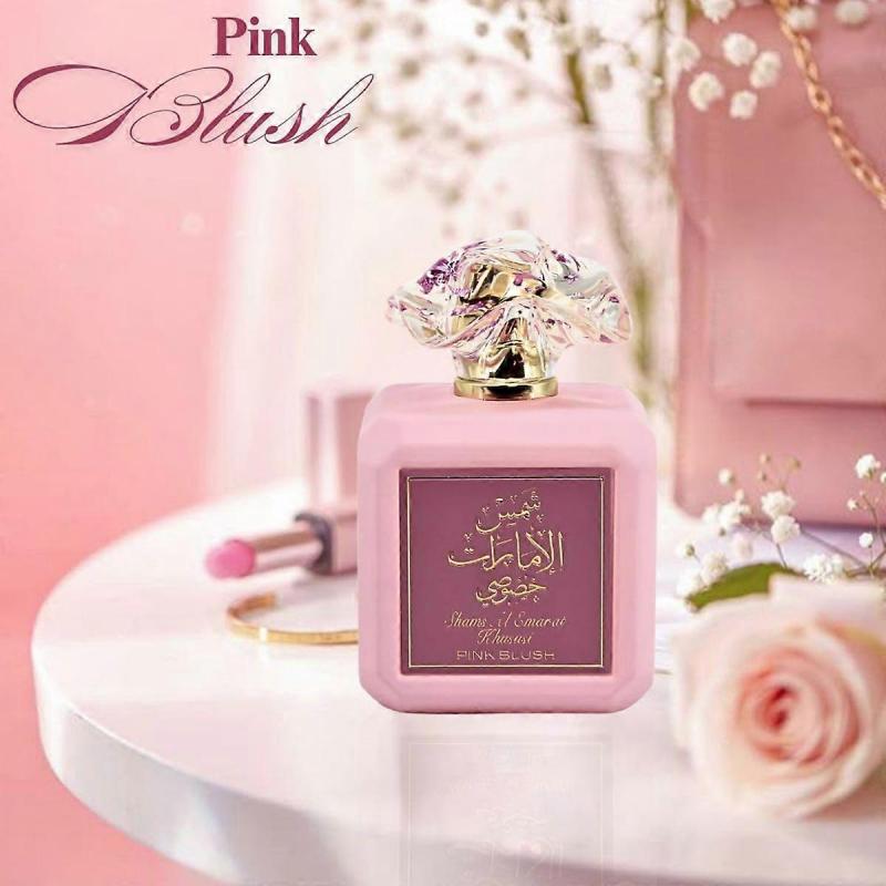 Ard Al Zaafaran Parfum Arabesc Pink Blush Shams Al Emarat Khususi Blush Apă de Parfum pentru Femei 100 ML 3.4 OZ