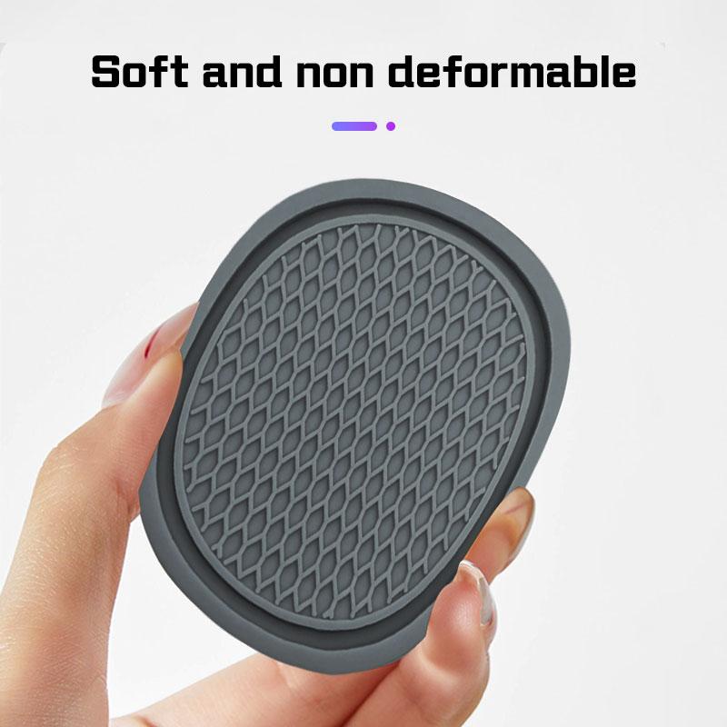 Car Coaster Water Cup Mat Accessories For Volkswagen VW ID.3 ID4 Polo Golf Passat Tiguan Beetle Caddy T5 Up Anti-slip Drink Pad hf2