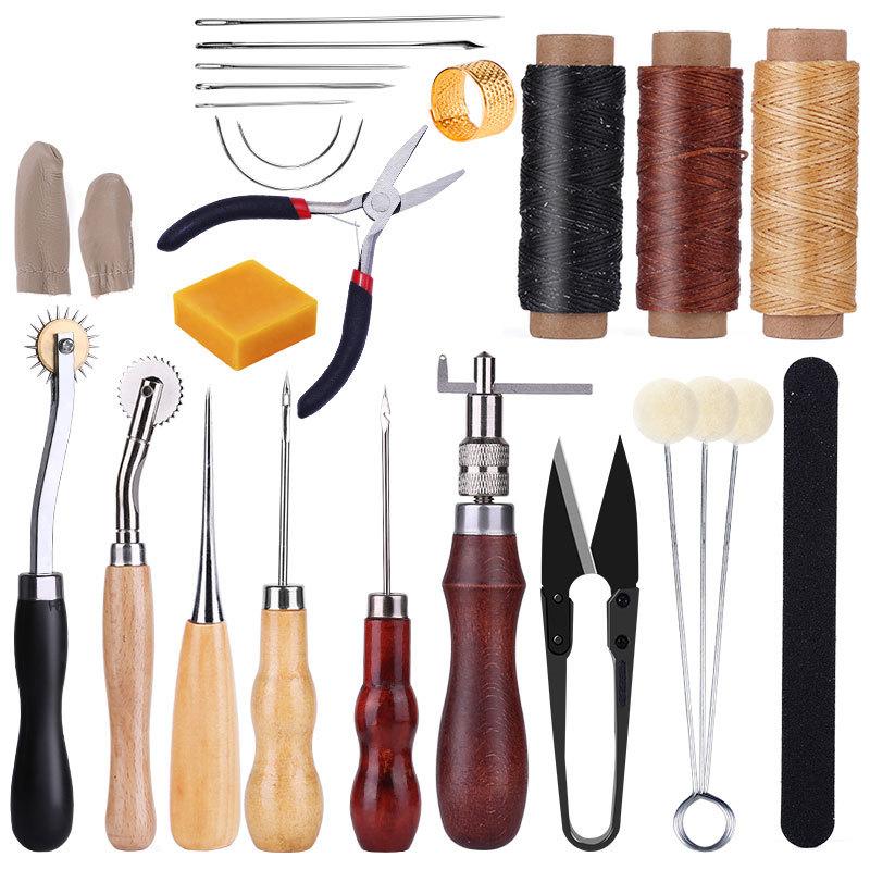 Leather Tools Handmade Leather Goods Making Tools Leather DIY Tool Set Handmade Leather Goods Bag Tools