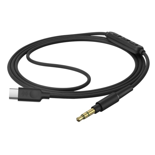Geekria USB-C Digital to Audio Compatible Cable for Sony WH-1000XM6, ULT WEAR WH-1000XM5, and WH-XB920N Headphones, 1.2m with In-Line Mic and Volume C