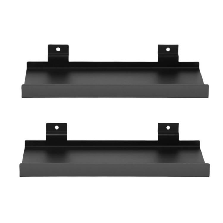 Durable Metal Storage Rack Metal Slatwall Shelves Functional Wall Fixtures For Home Decoration And Store Supplies