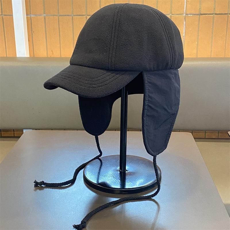 Fleece Ear Protector Baseball Cap Men And Women Outdoor Cycling Warm Autumn Winter Lei Feng Hat Fashion Bomber Cap