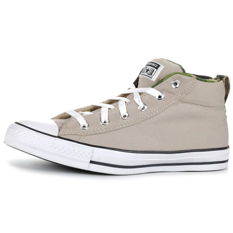 Converse Chuck Taylor All Star Comfortable Mid-Top Canvas Sneakers Unisex Sneakers Gray White 166976C