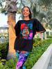 Women's T-Shirt with Oversized Print, Long sSleeve Loose