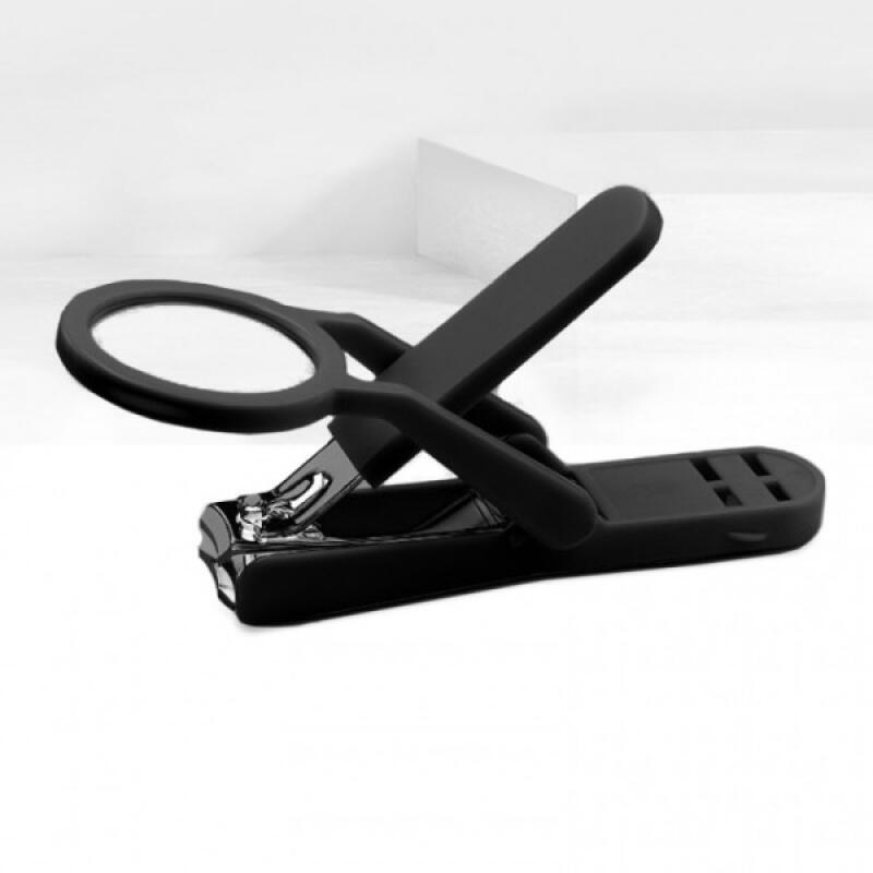 Non-stick nail trimmer, magnifying glass, nail clipper, nail clippers Magnifying Nail Clipper - Black
