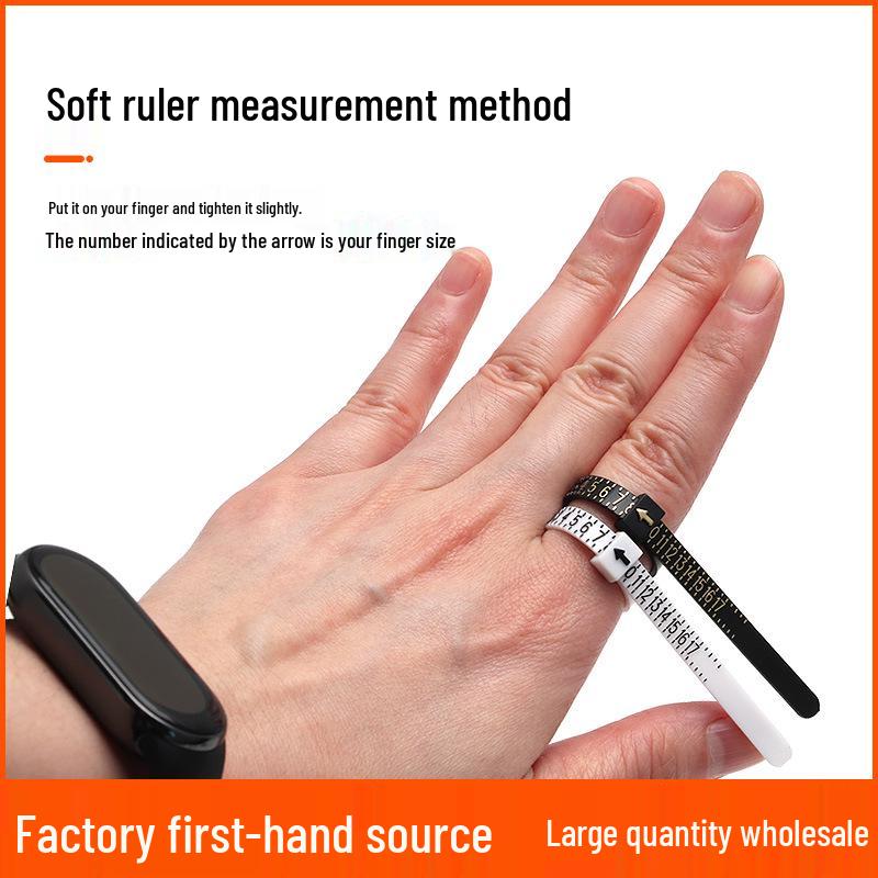 Mido Verstellbarer Fingerring-Größenmesserstreifen