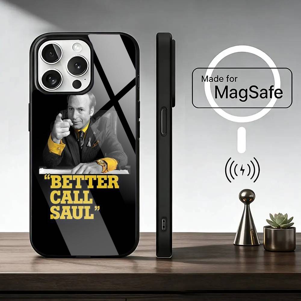 B-Better Call S-Saul Phone Case For iPhone17,16,15,14,13,12,11 Plus,Pro Magnetic For Magsafe Wireless Charging