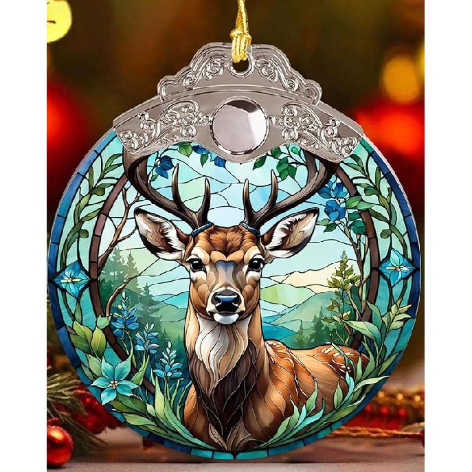 Crab Ornament Christmas Decor Beach Gifts for Women, Crab Christmas Ornament - Beach House Decor Gifts, Crab Christmas Tree Decoration Acrylic