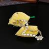 Light Luxury High-end Frog Leaf Jewelry Box, Ring Stud Earrings Storage, Home Jewelry Ornament, Metal Handicraft Storage