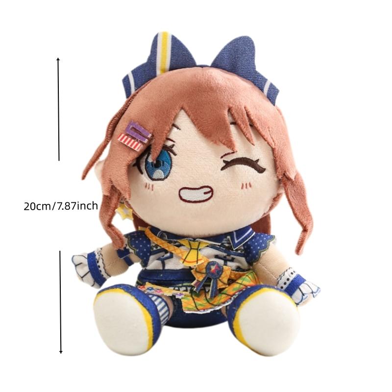 Anime Gsc Bang Dream! Pluche Poppen Set - Toyama Kasumi Hanazono Tae Arisa Ichigaya Knuffel Karakters Voor Anime Fans Collectie 20cm