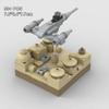 90-piece MOC Building Block N1 Starfighter Tatooine with Base Assembly Model, Birthday Gift Toy for Boys and Girls