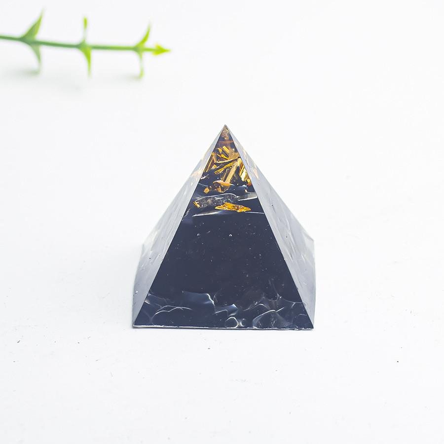 Geometric Crystal Geometric Pyramid Decor For Home Office Gift With Unique Mineral Stones