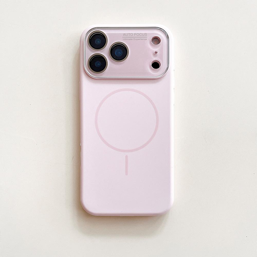 Advanced Liquid Silicone Phone Case for IPhone Air 17 16 15 14 Pro Max for Magsafe Magnetic Charging Glass Lens Protective Cover