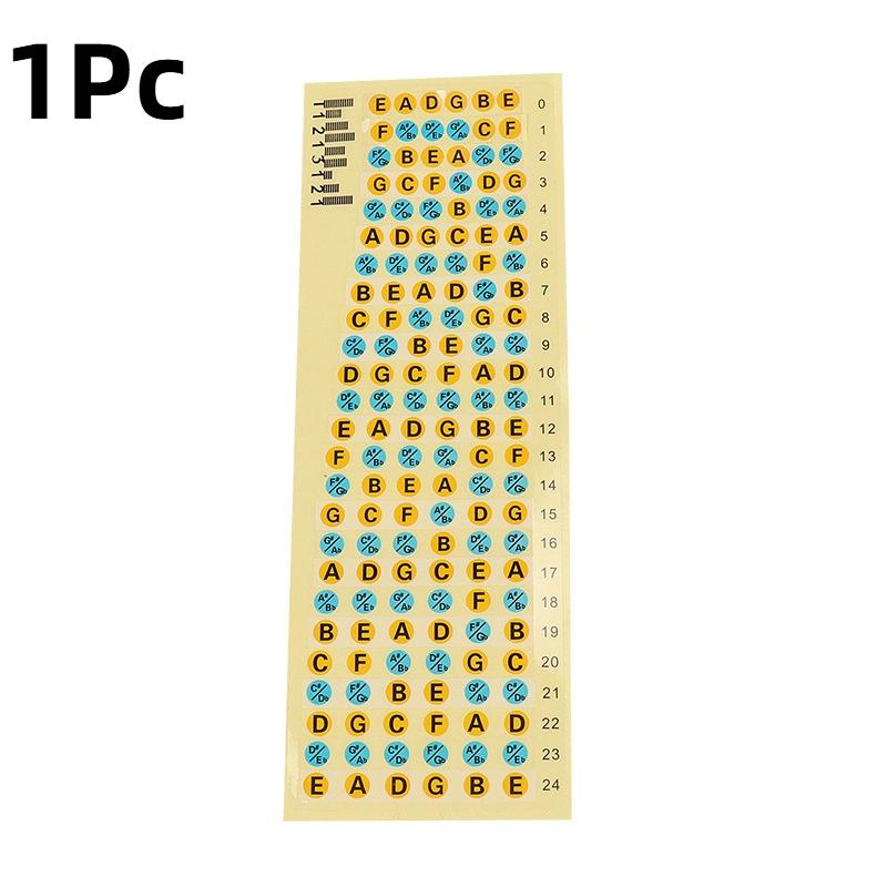 1/3/5Pcs Guitar Fretboard Notes Map Labels Stickers Fingerboard Fret Decals For Acoustic Electric Guitarra Accessories