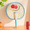 Summer Large Palm Fan, Children's Hand-Held Fan, Summer Handmade Woven Old-Fashioned Baby Mosquito-Repelling Small Banana Fan