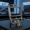 Vervangend Middenconsolepaneel Dashboard Radio Sierlijst Kit voor Isuzu D-Max MU-7 2001-2005, Auto Centraal Dashboard Modificatie Console Navigatiescherm