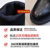 Leather Martin Boots Autumn New Leather Boots Women's Medium Tube Casual Thick Heel Short Boots Women's Socks Thick Sole Women's Boots