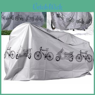 Versatile Grey Bike And E-scooter Cover Offering Sun Protection And Wind Resistance