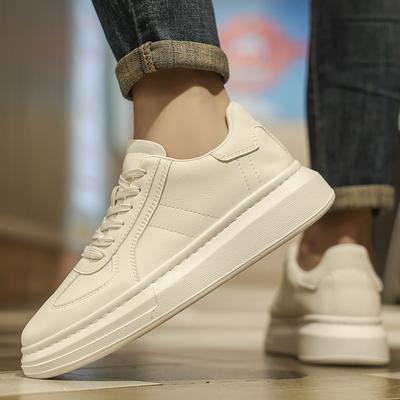 Fashion White Casual Men's Board Shoes Minimalist Quality and Comfortable Style Leisure Outdoor Fashion Street Daily Youth Shoes