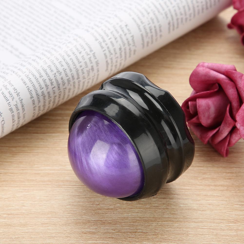 Massage Roller Ball Massager Körper Therapie Fuß Hüfte Relaxer Stress Release (lila)