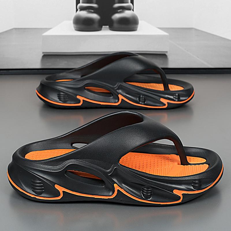 MAEDEF Men Slippers Beach Shoes Men's Sandals Comfortable Slides Fashion Slippers Soft Summer Beach Clogs Shoes Man Flip Flops