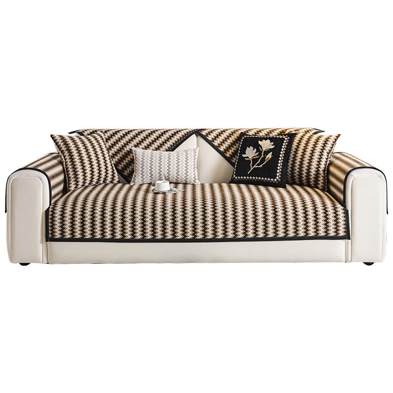 Chenier Sofa Cushion Is Universal In All Seasons, Dirt-Resistant And Non-Slip Seat Cushion, Light Luxury And High-End All-Inclusive Sofa Cover, Cover