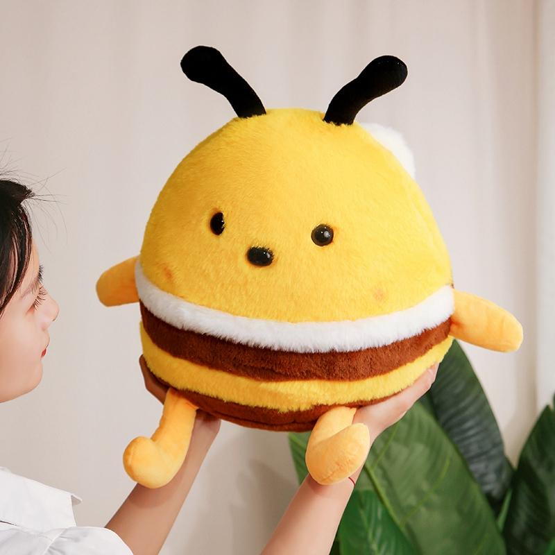 Non-Toxic 20-40Cm Cartoon Cute Bee Plush Doll Pillow Fun Soft Insect Bee Ladybug Caterpillar Plush Toy Home Decor Gift For Children And Children