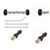 Pressure Washer Car Accessories Sturdy Undercarriage Sprayer Water Broom 4000 PSI for Truck SUV RV Cars Washing Vehicle Supplies