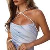 Beaded Collar Imitation Pearl Shoulder Chain Imitation Pearls Body Necklace  Casual Outfit