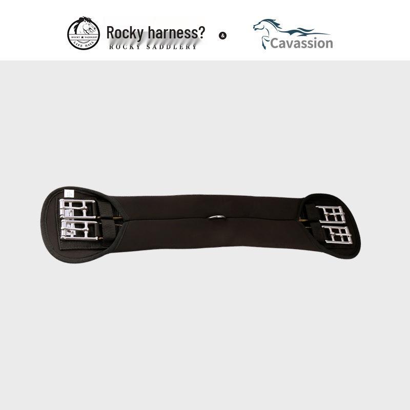 Equestrian Anti-Chafe Breathable Girth with Protective Gaits 130 cm чёрный
