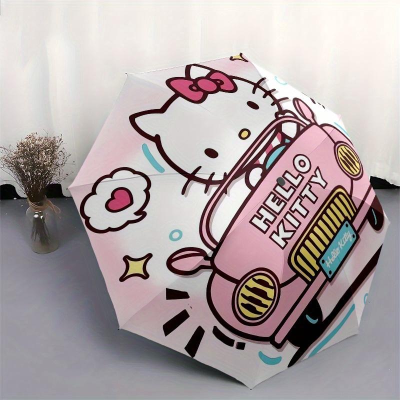 1pc Hello Kitty Car Adventure Umbrella with Plastic Handle,Suitable for All Seasons Home Travel Outdoor UmbrellaSanlio422